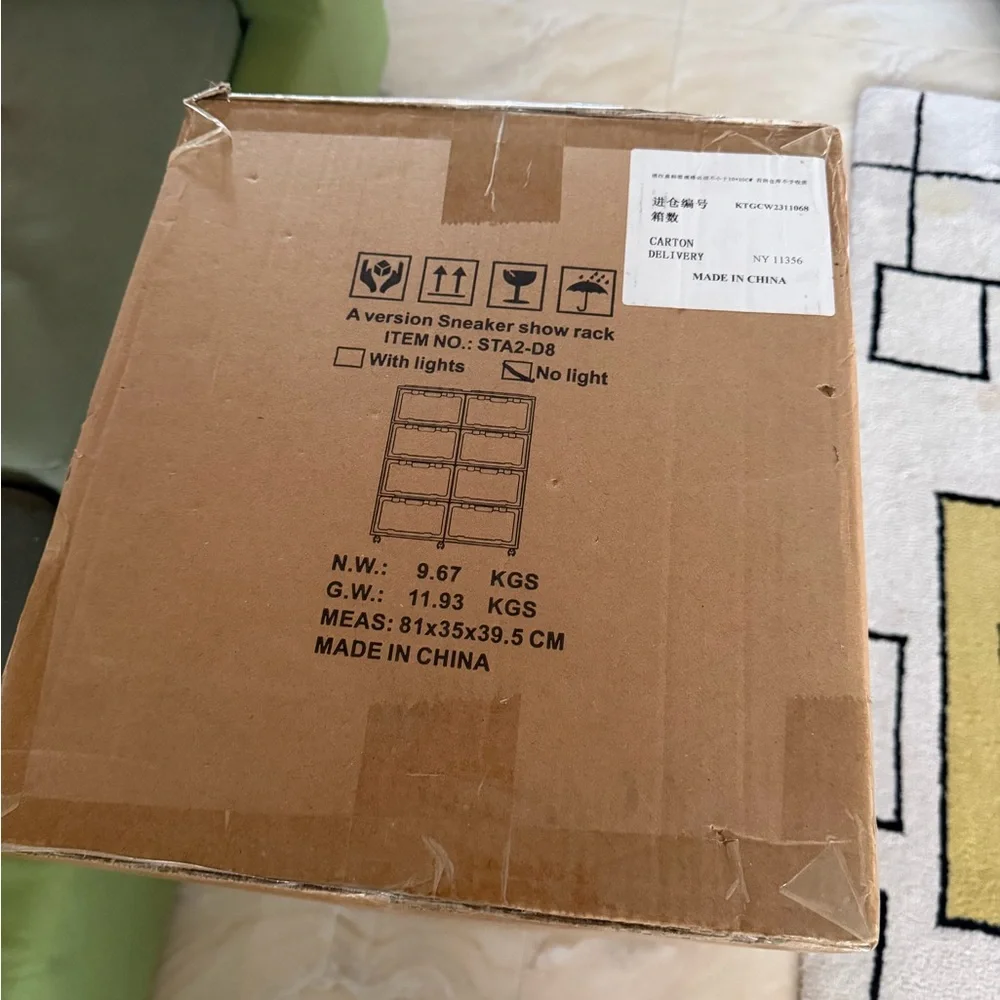 Clear Stackable Shoe Storage Boxes - Picture 4 of 6